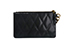 Quilted Clutch Wristlet, back view